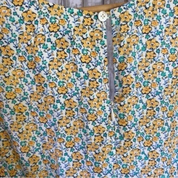 NWT Faithfull The Brand Patrinico Sabinosa Floral Midi Dress Puff Sleeve 4 - Picture 4 of 8